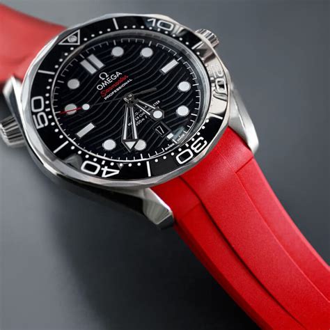 omega seamaster 42mm rubber strap